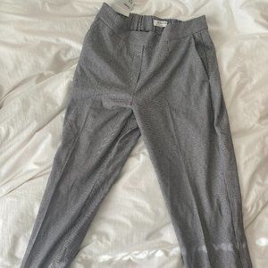 Aritzia Babaton Conan Pant, Size 6, Black/Mini Houndstooth